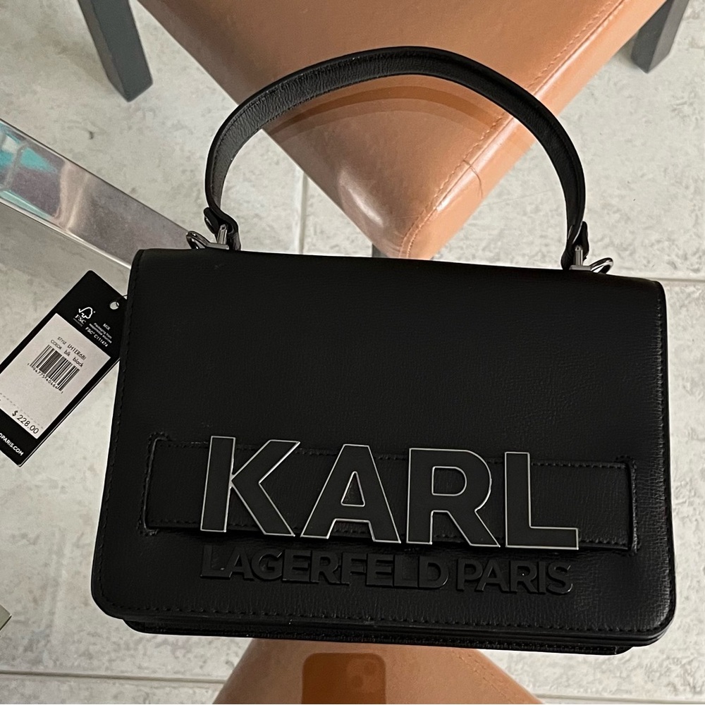 Karl Lagerfeld Black HandBag New with Tags
Final drop